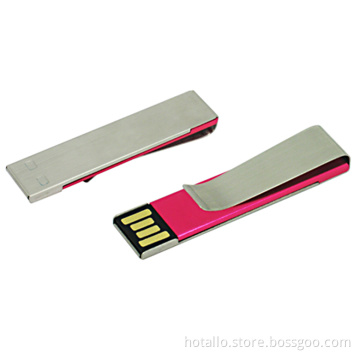 Metal Clip COB USB Flash Stick Pen Driver